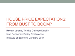 House Price Expectations: From Bust to Boom?