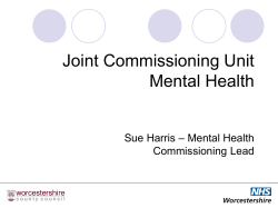 Sue Harris JCU Presentation
