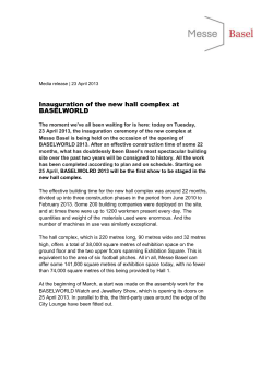 Medienmitteilung | Datum 2002