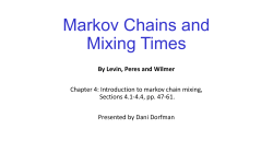 Markov Chain and Mixing Times