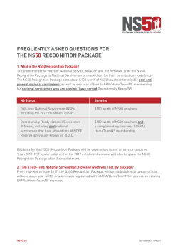 frequently asked questions for the ns50 recognition package