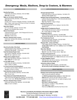 Emergency - Berkeley Public Library