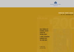 Pass-through of external shocks along the pricing chain