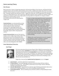 Learning Theory reading