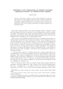 EXISTENCE AND UNIQUENESS OF LINKING SYSTEMS