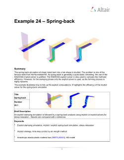 Example 24 &ndash; Spring-back