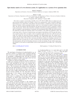 Spin density matrix of a two-electron system. II. Application to a