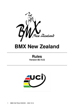 BMX New Zealand - Cycling New Zealand