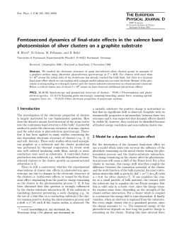 Femtosecond dynamics of final-state effects in the