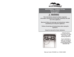 Masterbuilt MDCL Manual