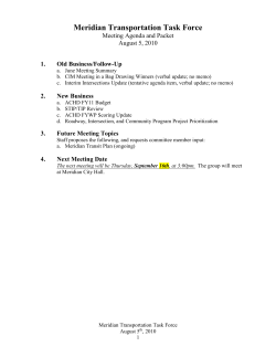 Meridian Transportation Task Force