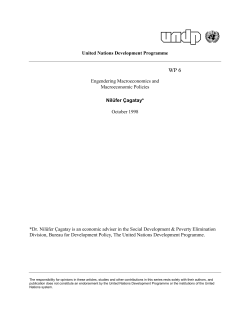 history of women and gender in economic theory