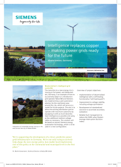 Intelligence replaces copper &ndash; making power grids ready