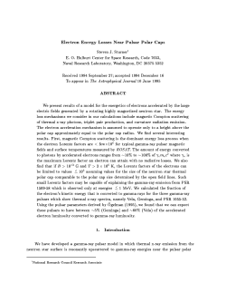 Electron Energy Losses Near Pulsar Polar Caps