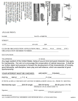 please print - Lunenburg Sportsmen`s Club