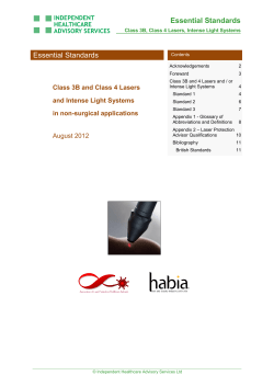 Essential Standards Essential Standards