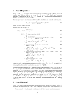 A Proof of Proposition 1 B Proof of Theorem 3
