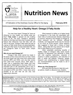 Nutrition News - Dutchess County Government