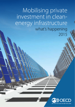 Mobilising private investment in clean- energy