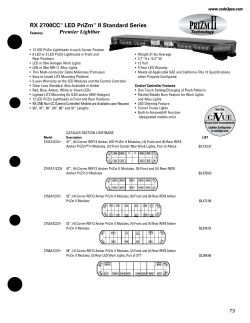 RX 2700CC™ LED PriZm™ II Standard Series