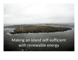 Making an island self-sufficient with renewable energy