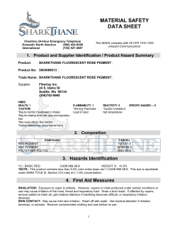 material safety data sheet
