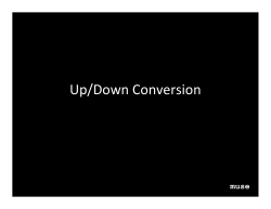 Up/Down Conversion