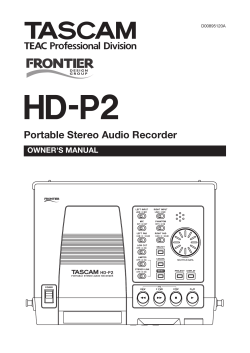 Tascam HD-P2