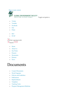 Documents | Page 4 | Global Environment Facility