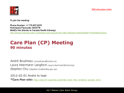 Discussion Notes- Acute Care SB - HL7 Wiki