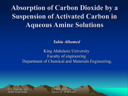 Absorption of Carbon Dioxide by a Suspension of Activated Carbon