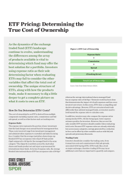 ETF Pricing: Determining the True Cost of Ownership