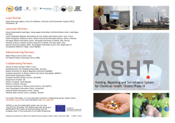 Alerting, Reporting and Surveillance System for Chemical Health