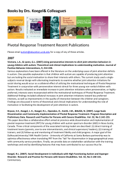 Koegel books resource