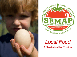 Local Food 101 - Southeastern Massachusetts Agricultural Partnership