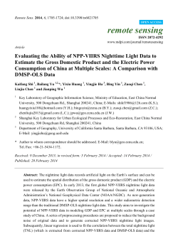 Evaluating the Ability of NPP-VIIRS Nighttime Light Data to