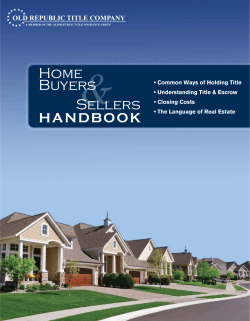 Sellers Home Buyers