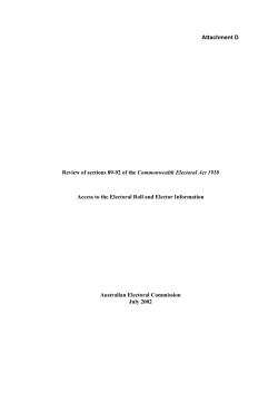 Attachment D Review of sections 89