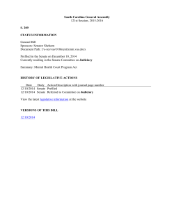2015-2016 Bill 209: Mental Health Court Program Act