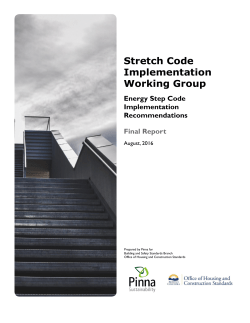 Stretch Code Implementation Working Group