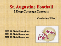 (Over) and Eagle (Under) Fronts Head Coach Joey
