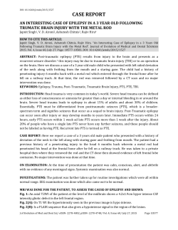 case report an interesting case of epilepsy in a 3 year old