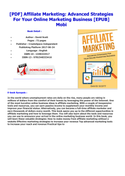 Affiliate Marketing: Advanced Strategies For