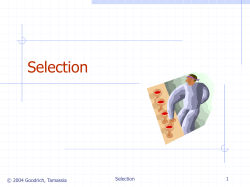 Analysis of Algorithms