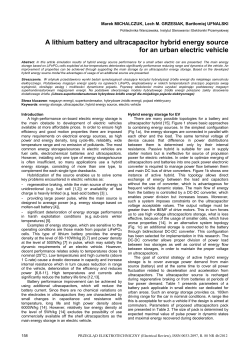 A lithium battery and ultracapacitor hybrid energy source