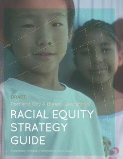 racial equity strategy guide - Regional Arts and Culture Council