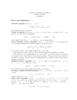 Facts and definitions - Server