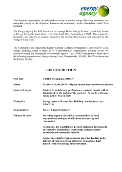 CARES Development Officer April 17