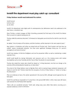 Innisfil fire department must play catch up