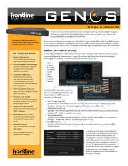 GNSS Simulator - Frontline Test Equipment